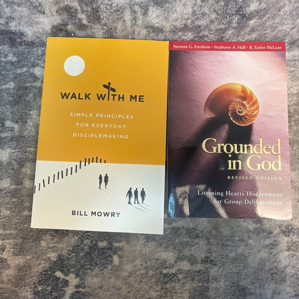 Discipleship Book Lot‎ Walk With Me Bill Mowry Grounded in God Discernment 2pk